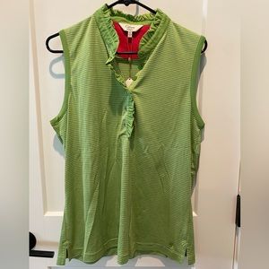 Bobby Jones Clover,‎ Sleeveless with ruffled collar